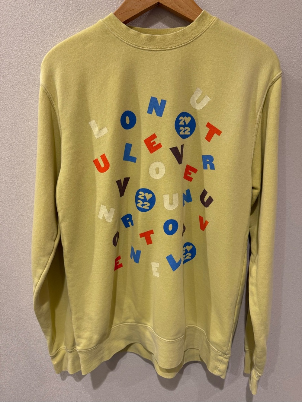 Harry Styles "Love On Tour" 2022 Alphabet Soup Crewneck